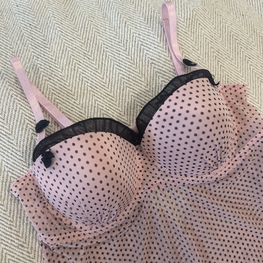 🤩 SALE RAMPAGE Lingerie Pink Babydoll - Picture 6 of 14